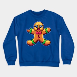 Hungry Gingerbread Man Crewneck Sweatshirt